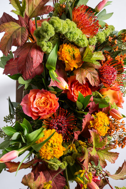 Bright and Colorful Thanksgiving Arrangement