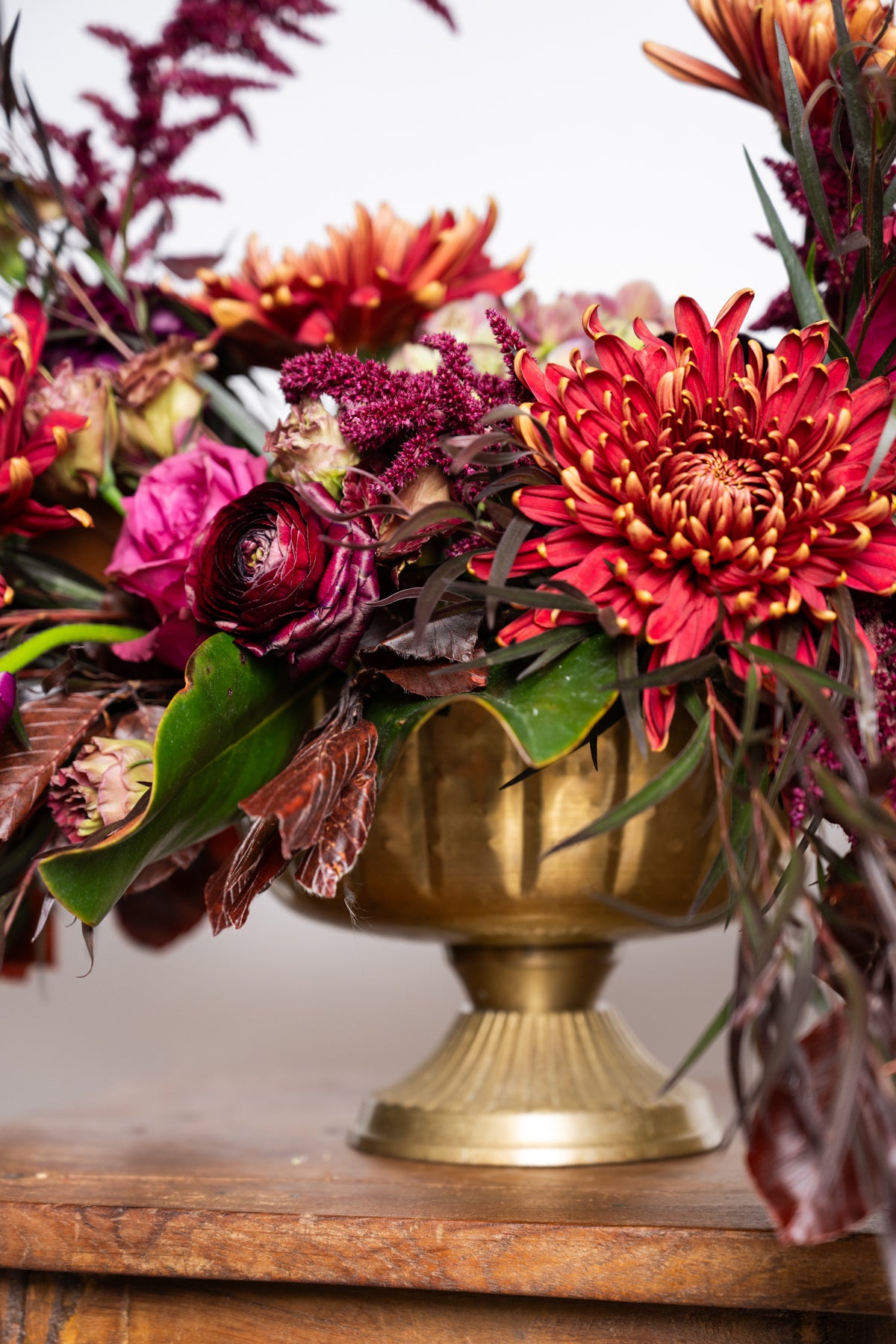 Dark and Moody Thanksgiving Arrangement